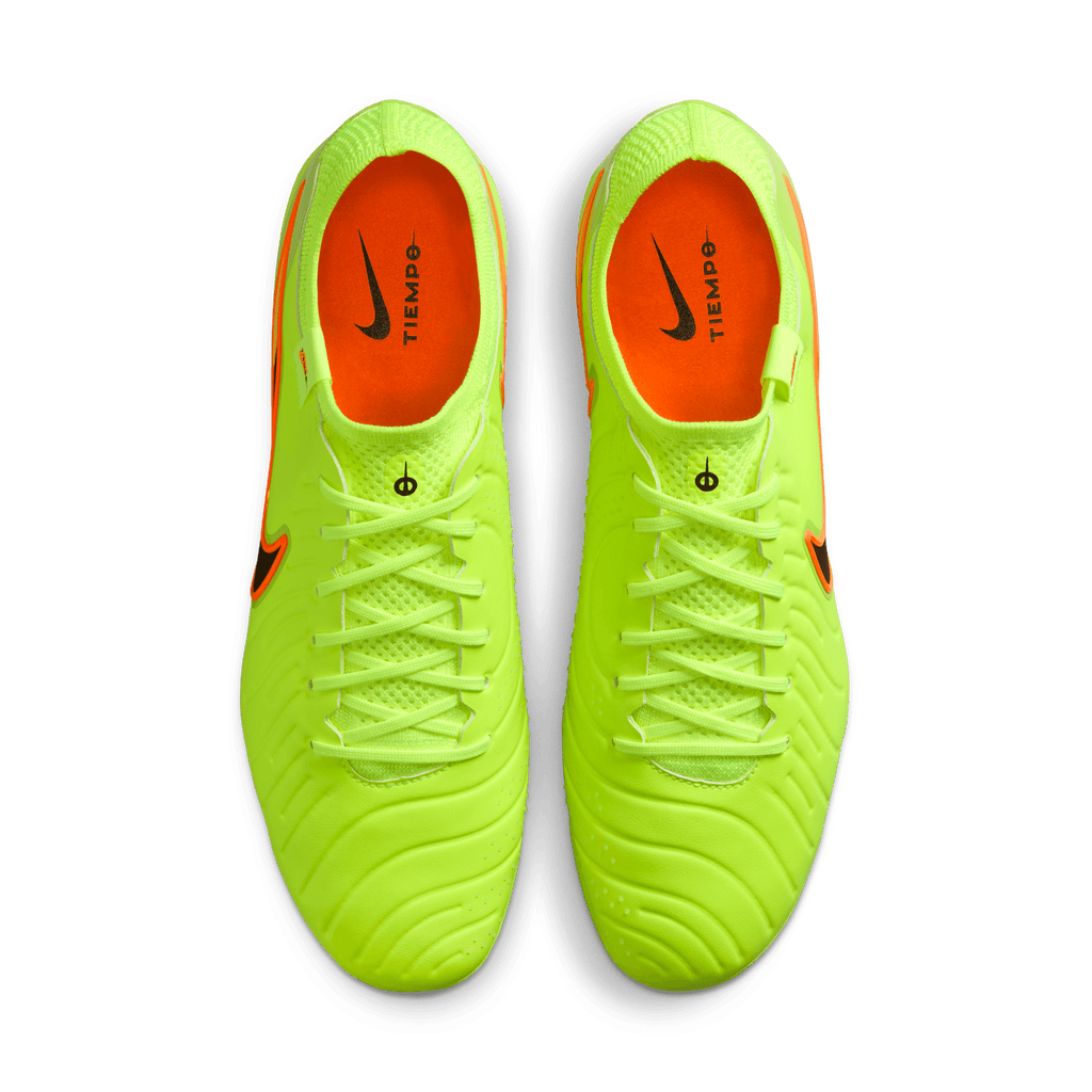 Nike Tiempo Legend 10 Elite FG-Volt/Black product image 4, provided for visual reference and product detail review