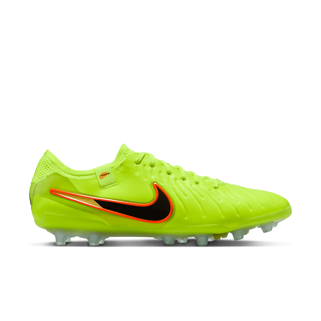 Nike Tiempo Legend 10 Elite FG-Volt/Black product image 1, provided for visual reference and product detail review