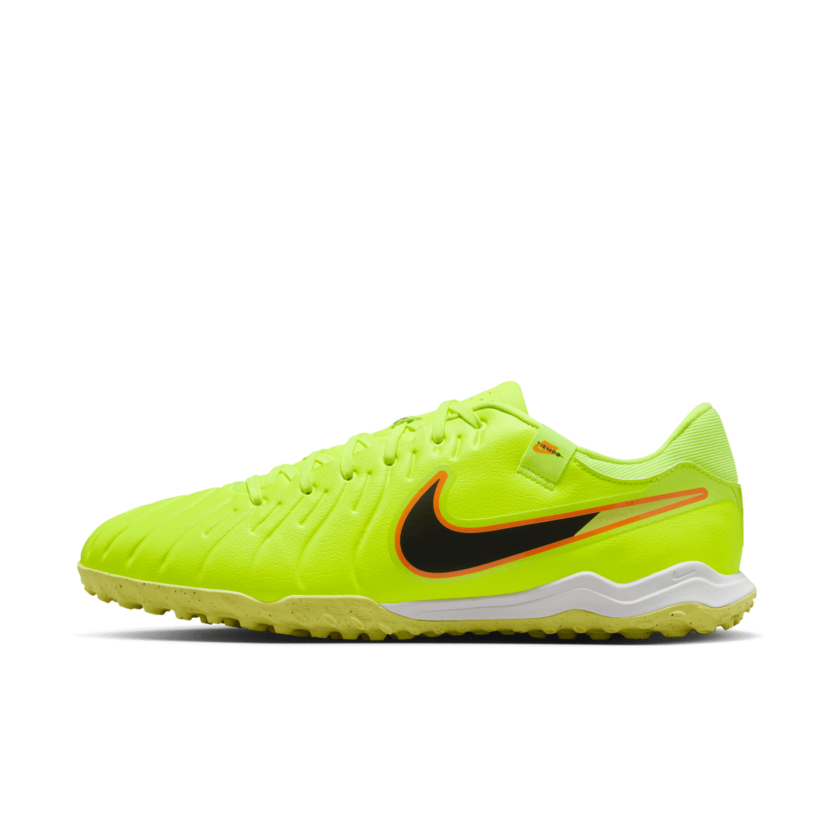 Nike Tiempo Legend 10 Academy TF - Volt/Black product image 5, provided for visual reference and product detail review