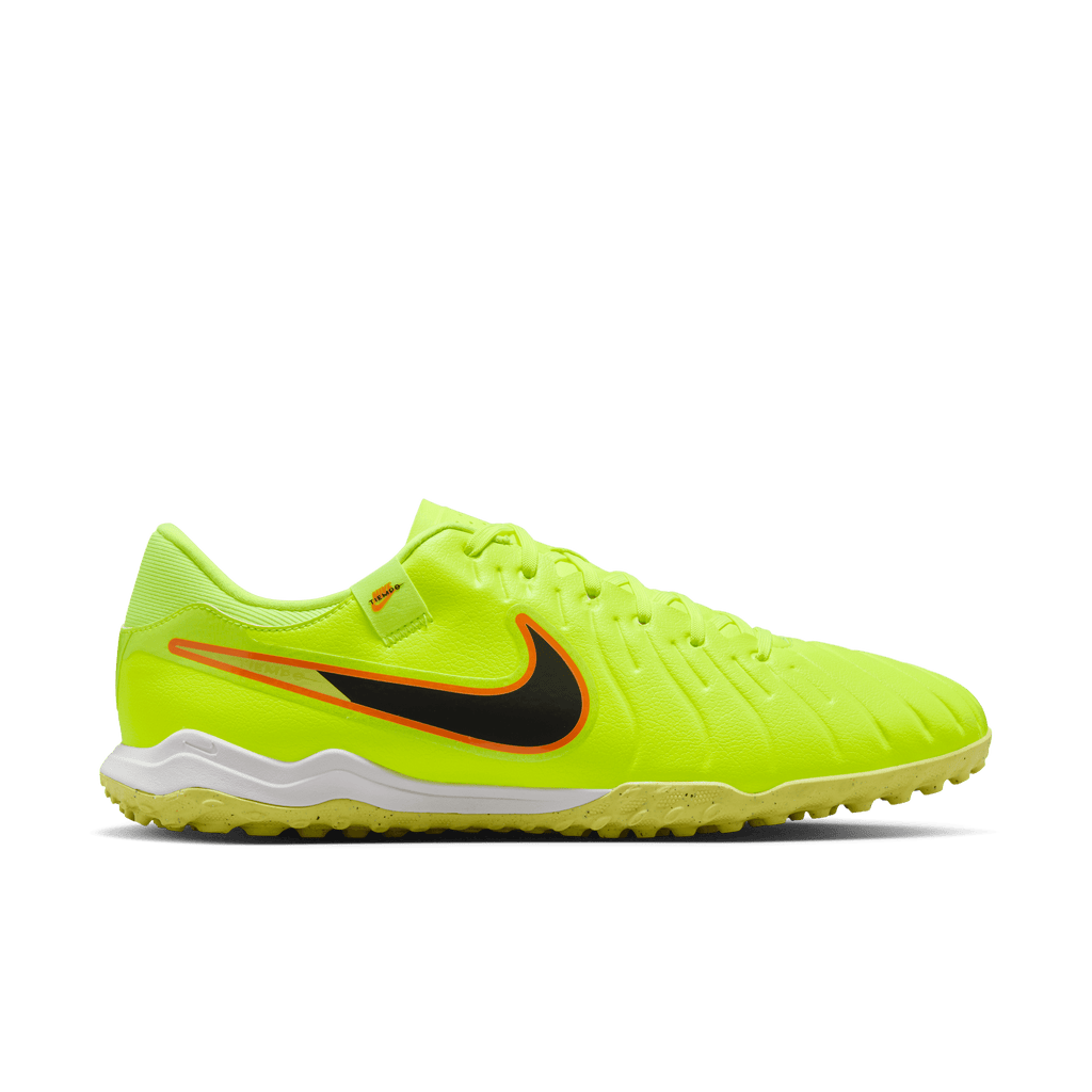 Nike Tiempo Legend 10 Academy TF - Volt/Black product image 1, provided for visual reference and product detail review