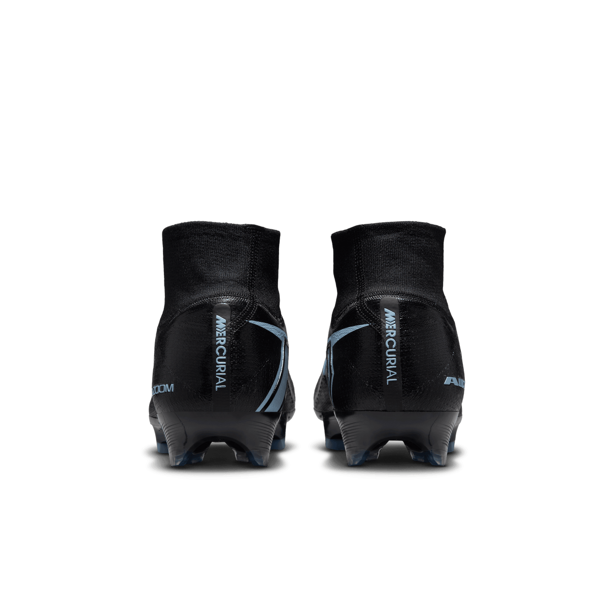Nike Youth Mercurial Superfly 10 Elite FG -BLACK/ICE BLUE product image 6, provided for visual reference and product detail