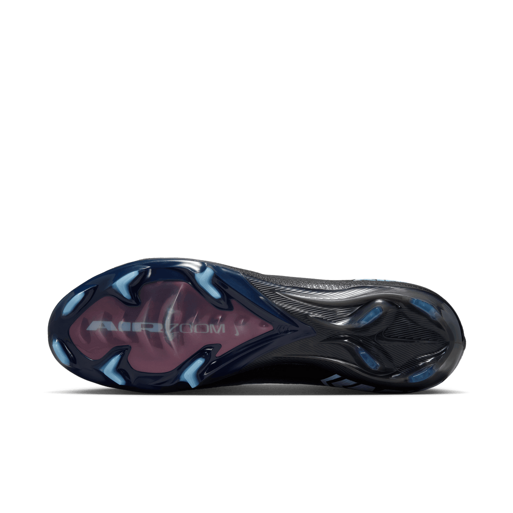 Nike Youth Mercurial Superfly 10 Elite FG -BLACK/ICE BLUE product image 7, provided for visual reference and product detail