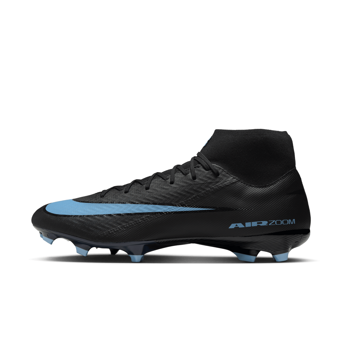 Nike Mercurial Superfly 10 Academy FG/MG - Black/Ice Blue product image 1, provided for visual reference and product detail