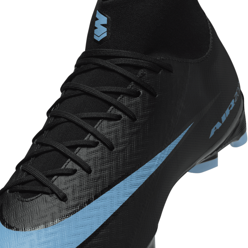 Nike Mercurial Superfly 10 Academy FG/MG - Black/Ice Blue product image 6, provided for visual reference and product detail