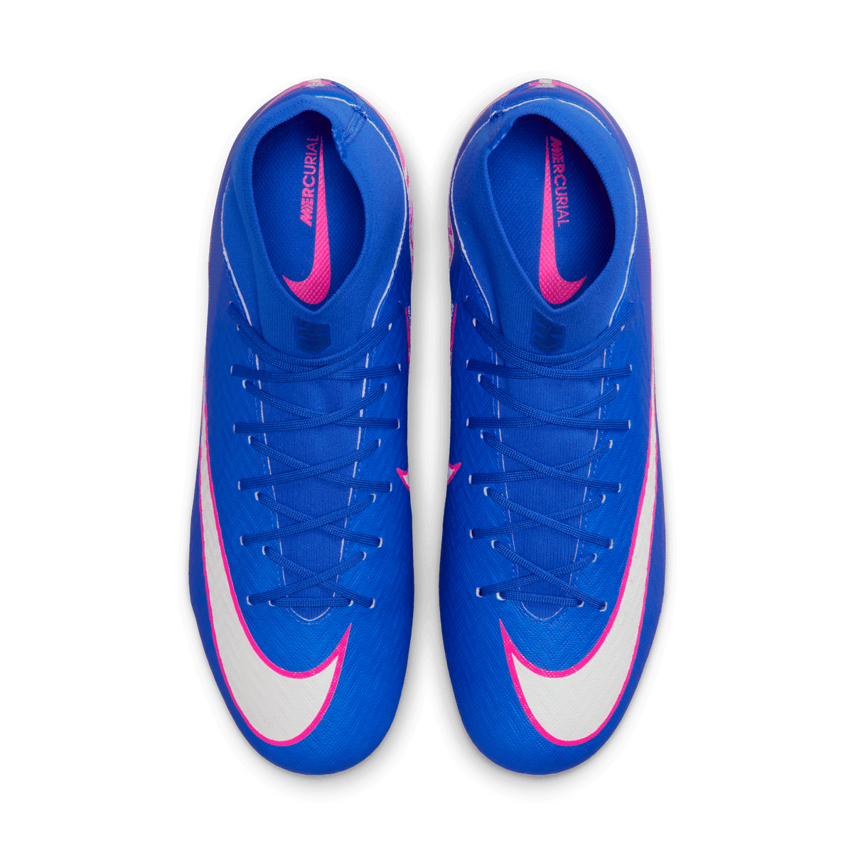 Nike Mercurial Superfly 10 Academy FG- Racer Blue/white product image 4, provided for visual reference and product detail
