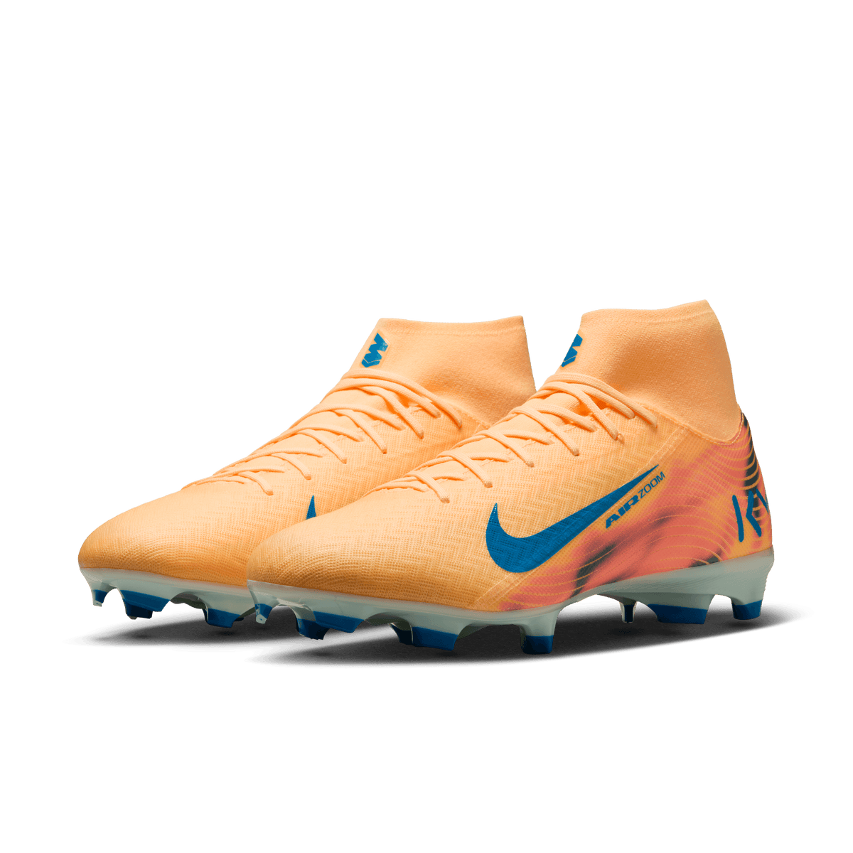 Nike Mercurial Superfly 10 Academy "Kylian Mbappé" FG -Melon Tint/neo Turq-igloo product image 3, provided for visual