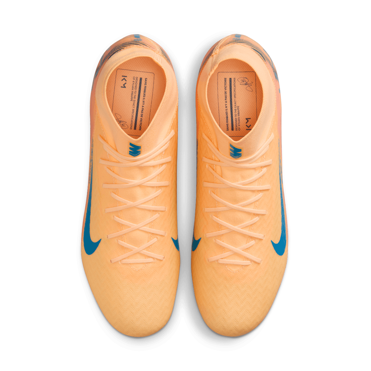 Nike Mercurial Superfly 10 Academy "Kylian Mbappé" FG -Melon Tint/neo Turq-igloo product image 4, provided for visual