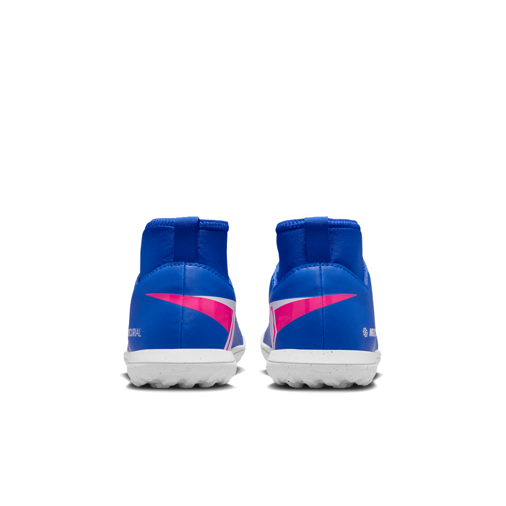 Nike Jr. Mercurial Superfly 10 Club TF- Racer Blue/White product image 3, provided for visual reference and product detail