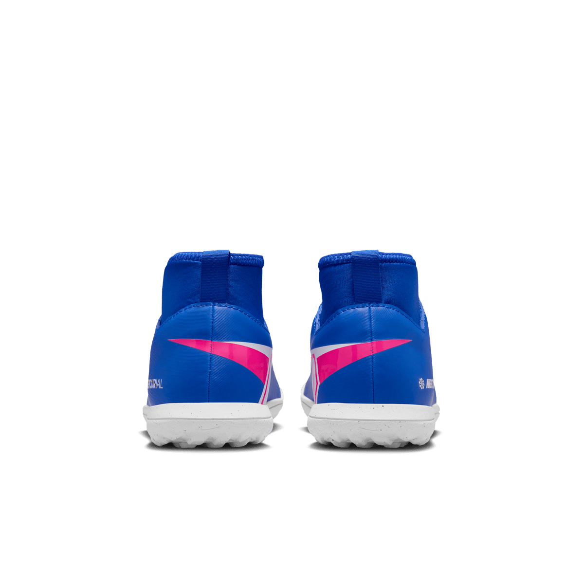 Nike Jr. Mercurial Superfly 10 Club TF- Racer Blue/White product image 3, provided for visual reference and product detail