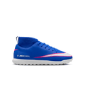 Nike Jr. Mercurial Superfly 10 Club TF- Racer Blue/White product image 1, provided for visual reference and product detail