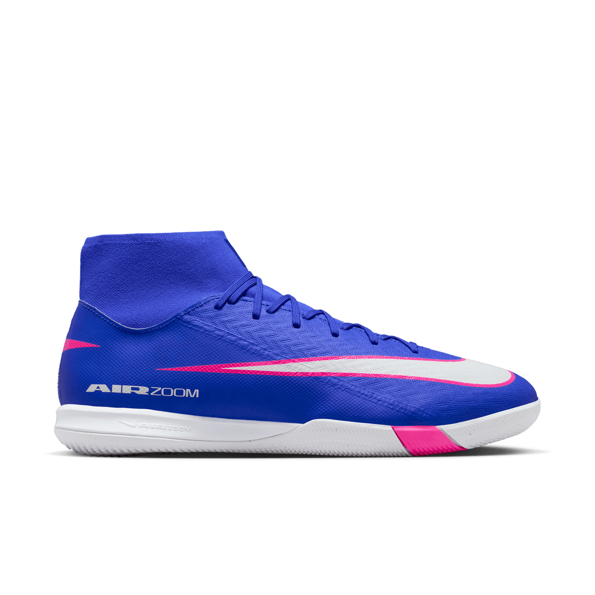 Nike Mercurial Superfly 10 Academy IC - Racer Blue/White product image 1, provided for visual reference and product detail