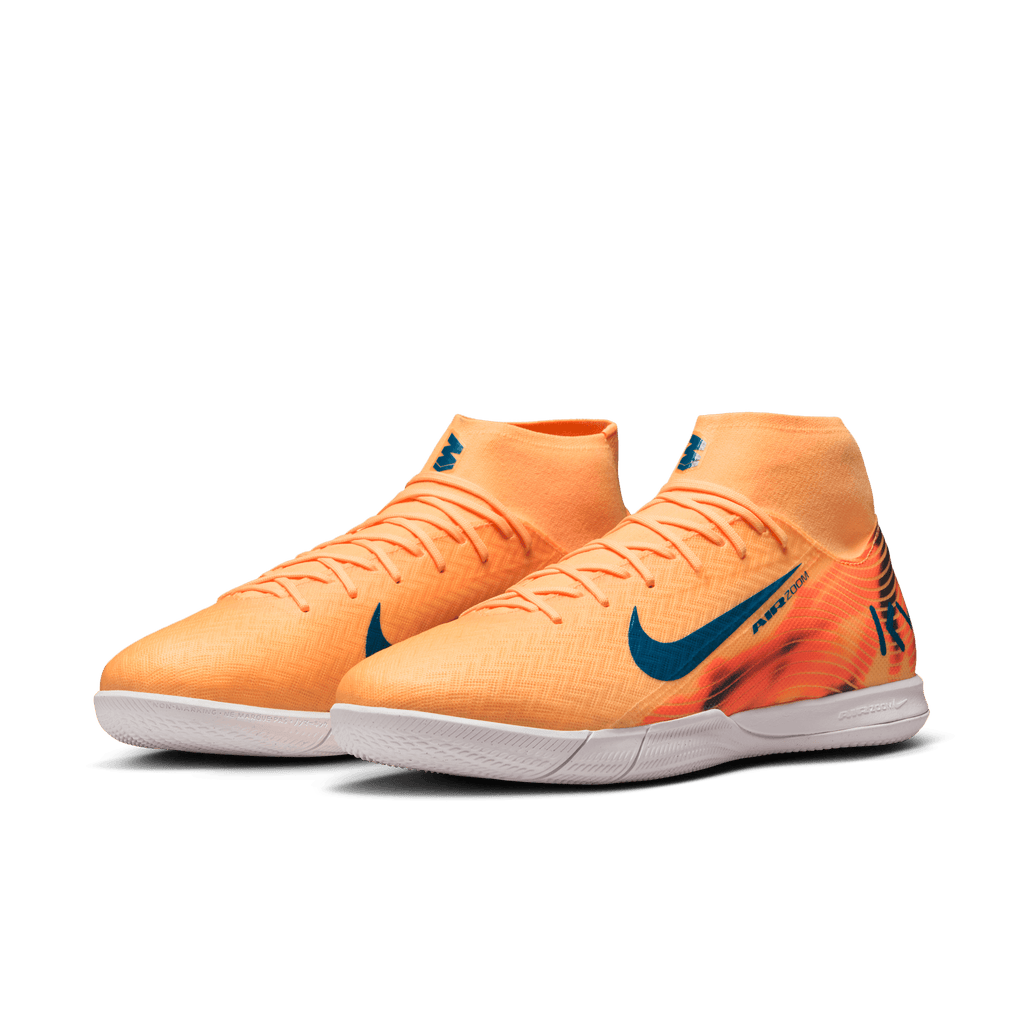 Nike Mercurial Superfly 10 Academy "Kylian Mbappé" IC -Melon Tint/Neo Turq-igloo product image 7, provided for visual
