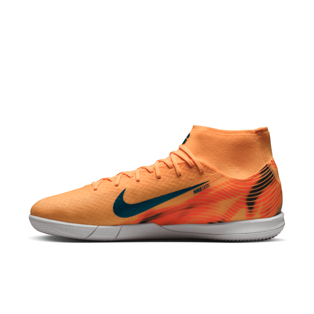 Nike Mercurial Superfly 10 Academy "Kylian Mbappé" IC -Melon Tint/Neo Turq-igloo product image 2, provided for visual