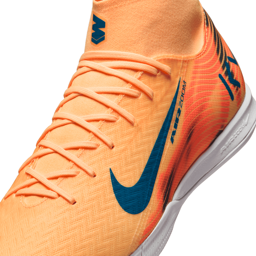 Nike Mercurial Superfly 10 Academy "Kylian Mbappé" IC -Melon Tint/Neo Turq-igloo product image 4, provided for visual