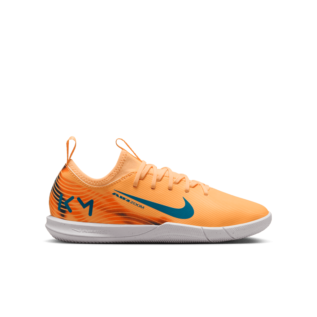 Nike Jr. Mercurial Vapor 16 Academy "Kylian Mbappé" IC -Melon Tint/neo Turq-igloo product image 1, provided for visual