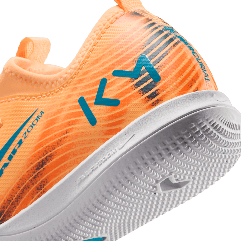 Nike Jr. Mercurial Vapor 16 Academy "Kylian Mbappé" IC -Melon Tint/neo Turq-igloo product image 6, provided for visual
