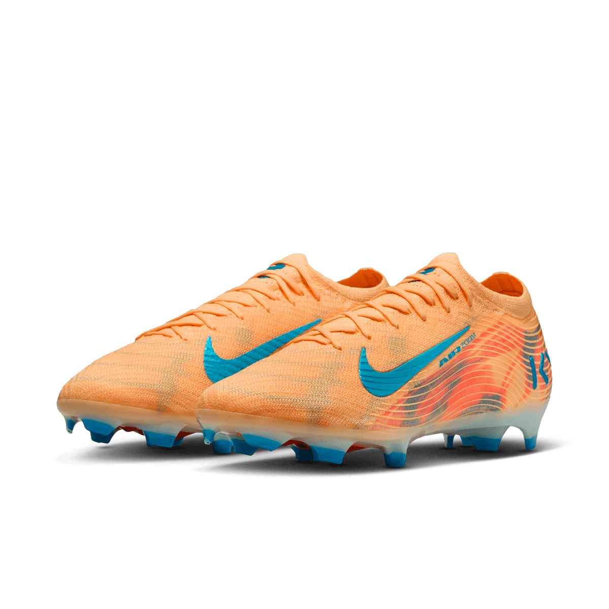 Nike Mercurial Vapor 16 Elite "Kylian Mbappé" FG-Melon Tint/neo Turq-igloo product image 2, provided for visual reference