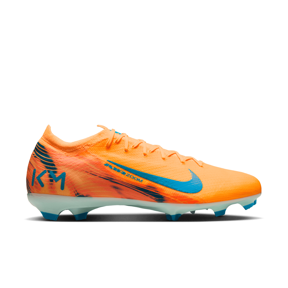 Nike Mercurial Vapor 16 Pro "Kylian Mbappé" FG -Melon Tint/Neo Turq-igloo product image 1, provided for visual reference and