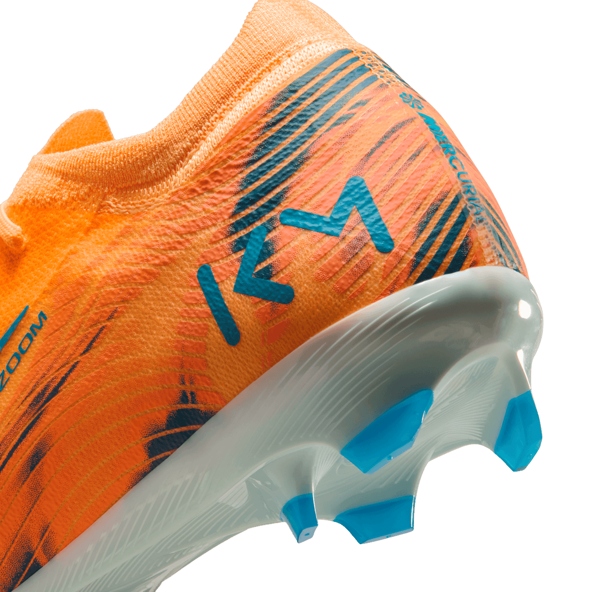 Nike Mercurial Vapor 16 Pro "Kylian Mbappé" FG -Melon Tint/Neo Turq-igloo product image 7, provided for visual reference and