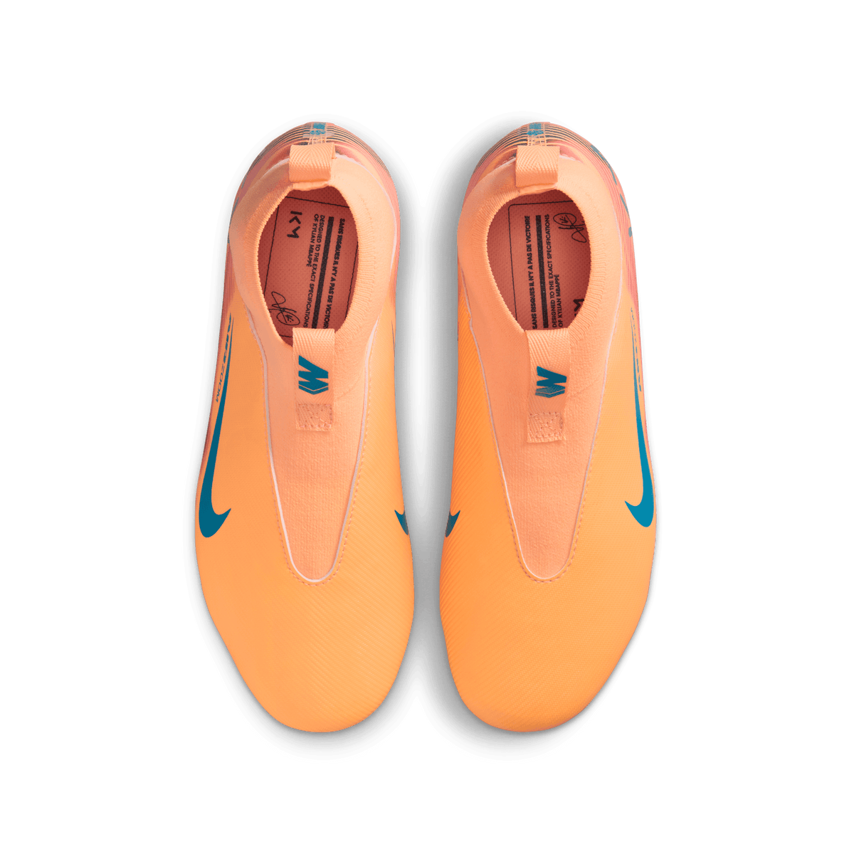 Nike Jr. Mercurial Superfly 10 Academy "Kylian Mbappé" FG -Melon Tint/neo Turq-igloo product image 4, provided for visual