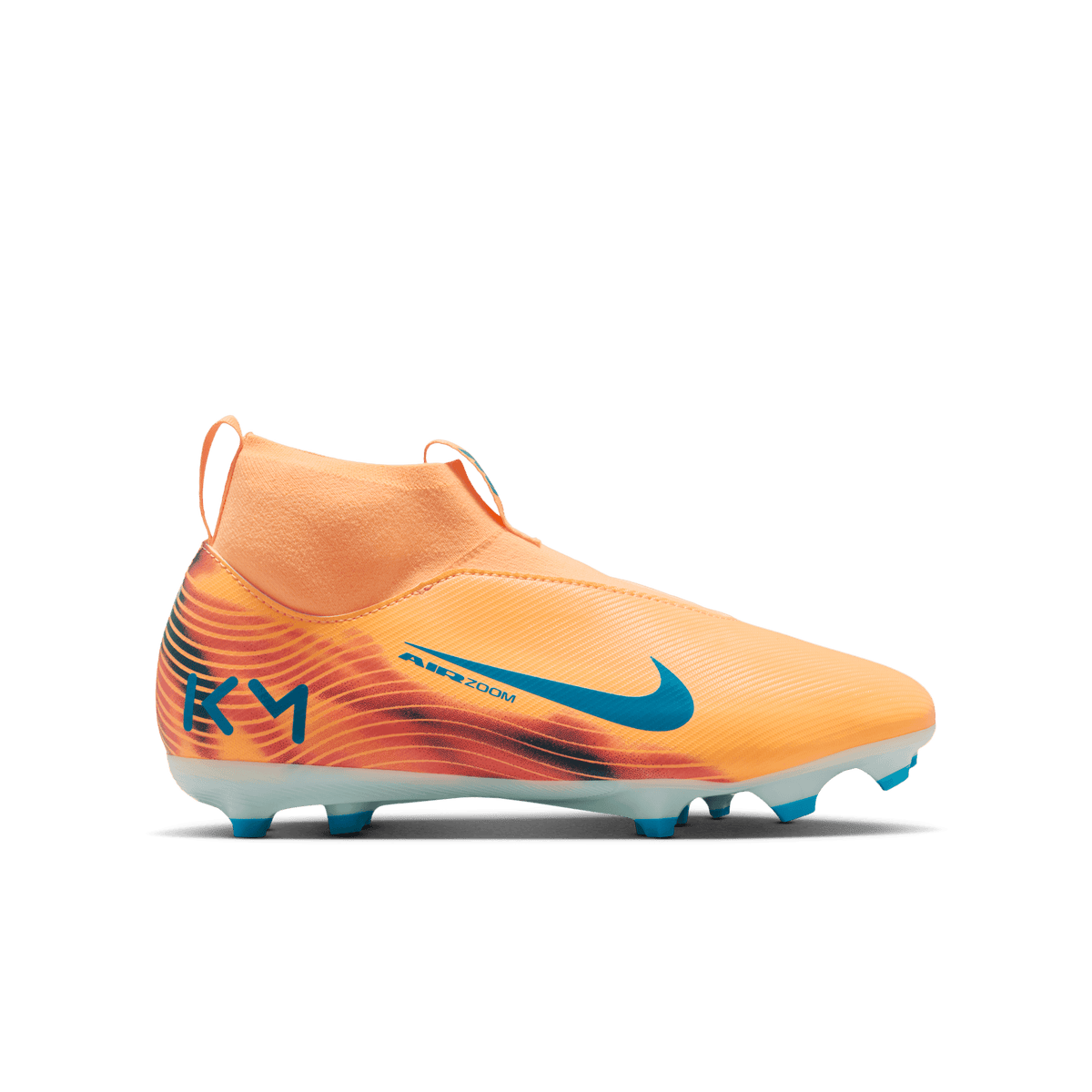 Nike Jr. Mercurial Superfly 10 Academy "Kylian Mbappé" FG -Melon Tint/neo Turq-igloo product image 1, provided for visual