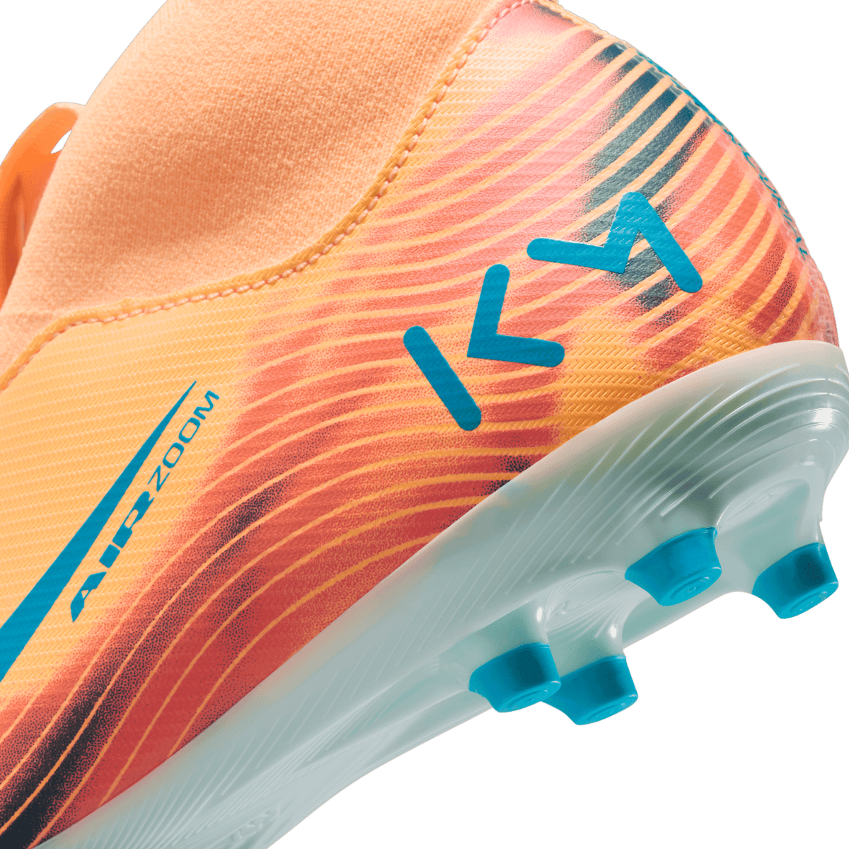 Nike Jr. Mercurial Superfly 10 Academy "Kylian Mbappé" FG -Melon Tint/neo Turq-igloo product image 5, provided for visual