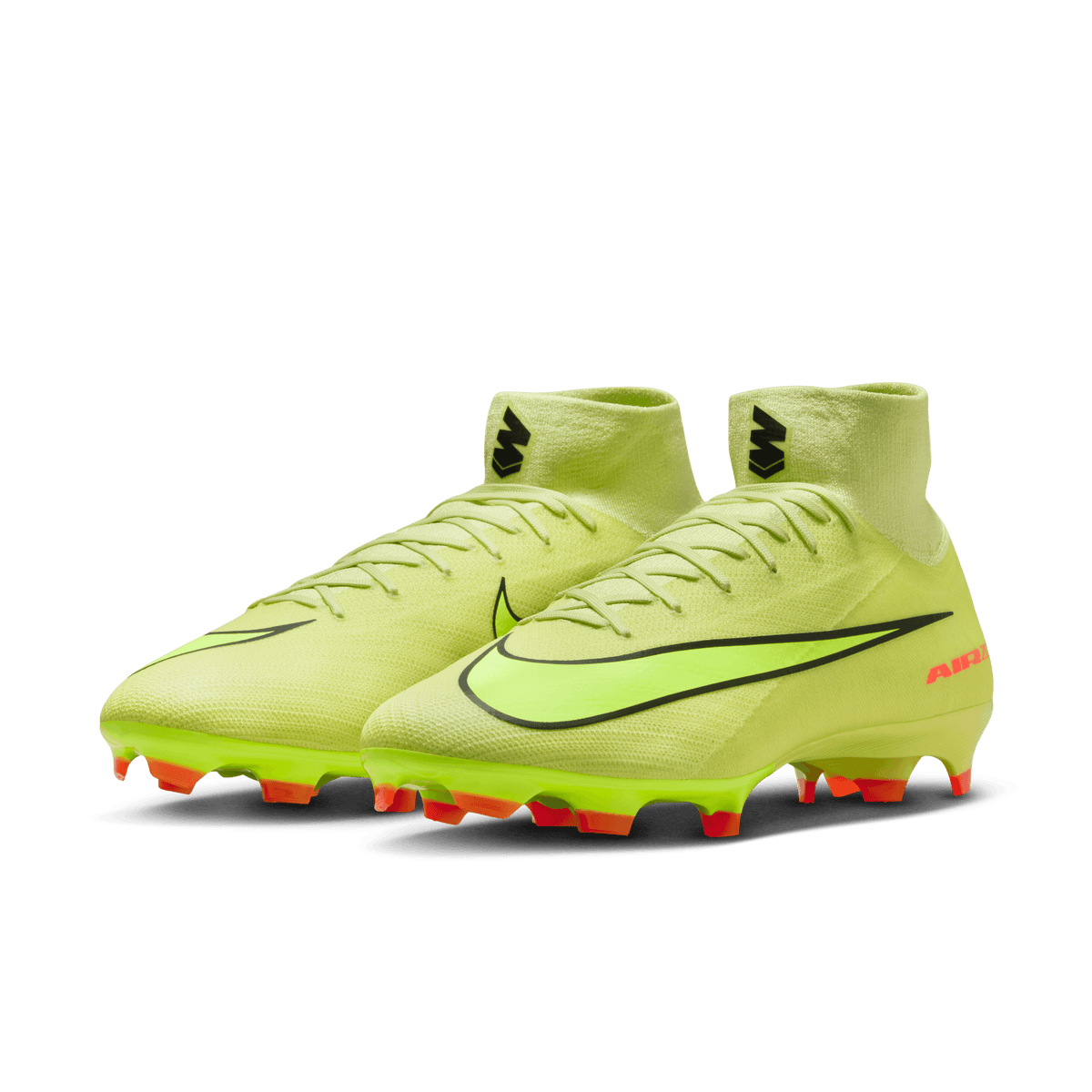 Nike Mercurial Superfly 10 Pro FG High-Top Soccer Cleats-Limelight/volt-hyper Crimson product image 4, provided for visual