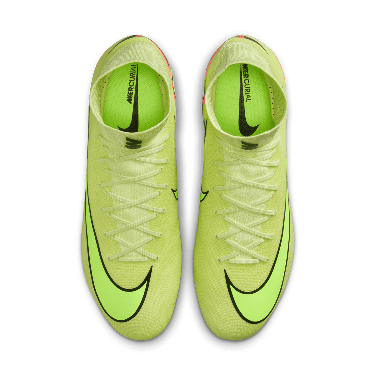Nike Mercurial Superfly 10 Pro FG High-Top Soccer Cleats-Limelight/volt-hyper Crimson product image 5, provided for visual