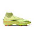 Nike Youth Mercurial Superfly 10 Pro FG High-Top Soccer Cleats-Limelight/volt-hyper Crimson product image 1, provided for