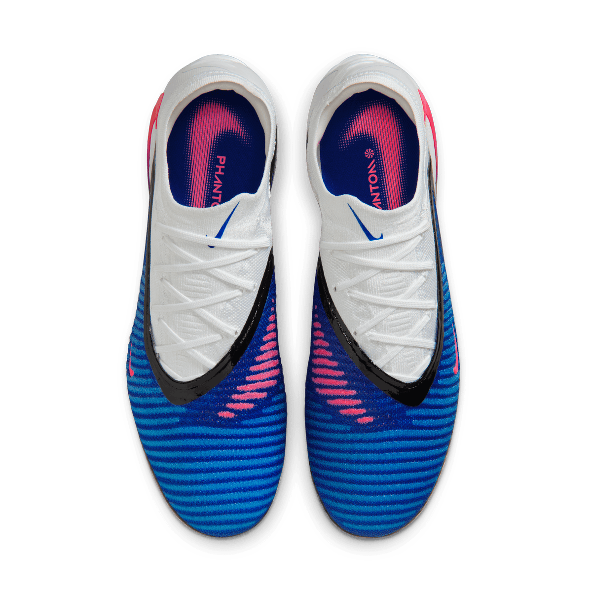Nike Phantom 6 Low Elite FG-Racer Blue/pink Blast-white product image 3, provided for visual reference and product detail