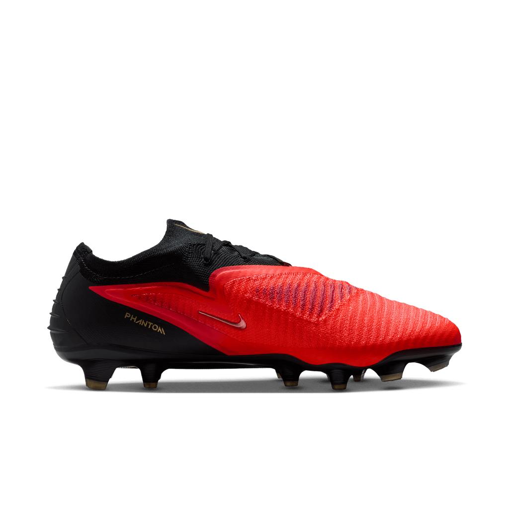 Nike Phantom Youth 6 Low Elite FG - BRIGHT CRIMSON/BLUR-BLACK product image 3, provided for visual reference and product