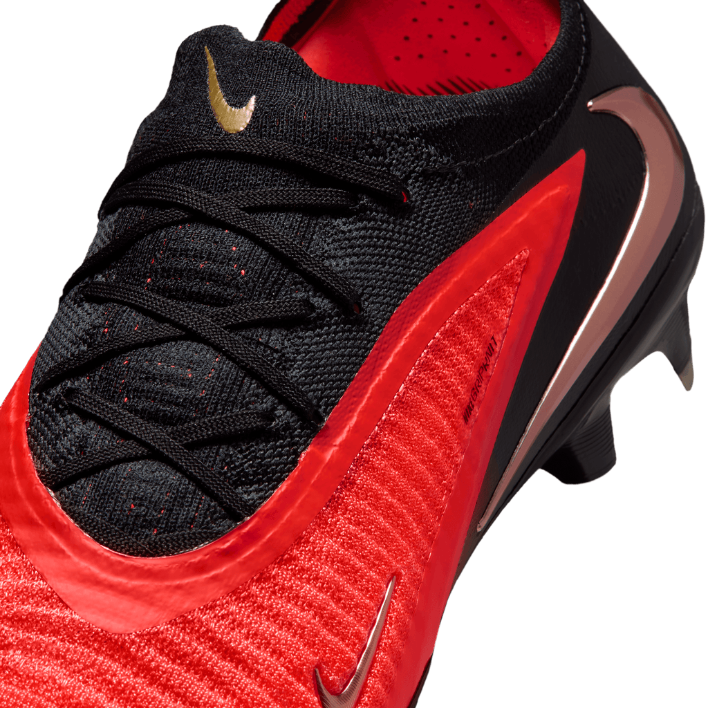 Nike Phantom Youth 6 Low Elite FG - BRIGHT CRIMSON/BLUR-BLACK product image 7, provided for visual reference and product