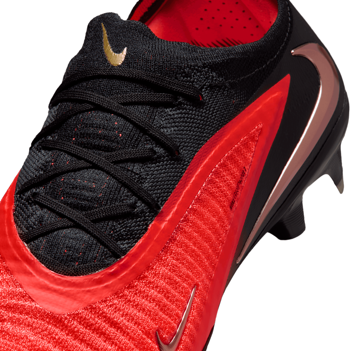Nike Phantom 6 Low Elite FG - BRIGHT CRIMSON/BLUR-BLACK product image 7, provided for visual reference and product detail