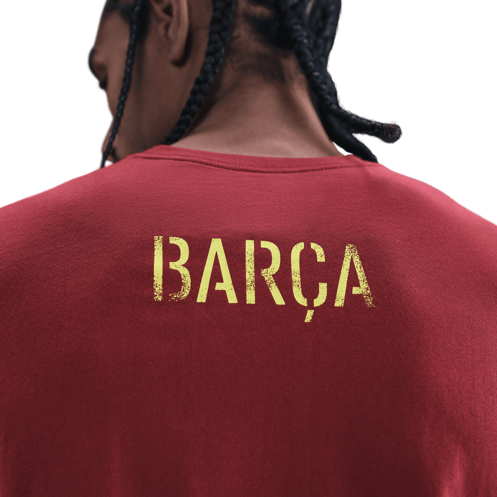 Nike FC Barcelona Men Soccer T-Shirt product image 2, provided for visual reference and product detail review
