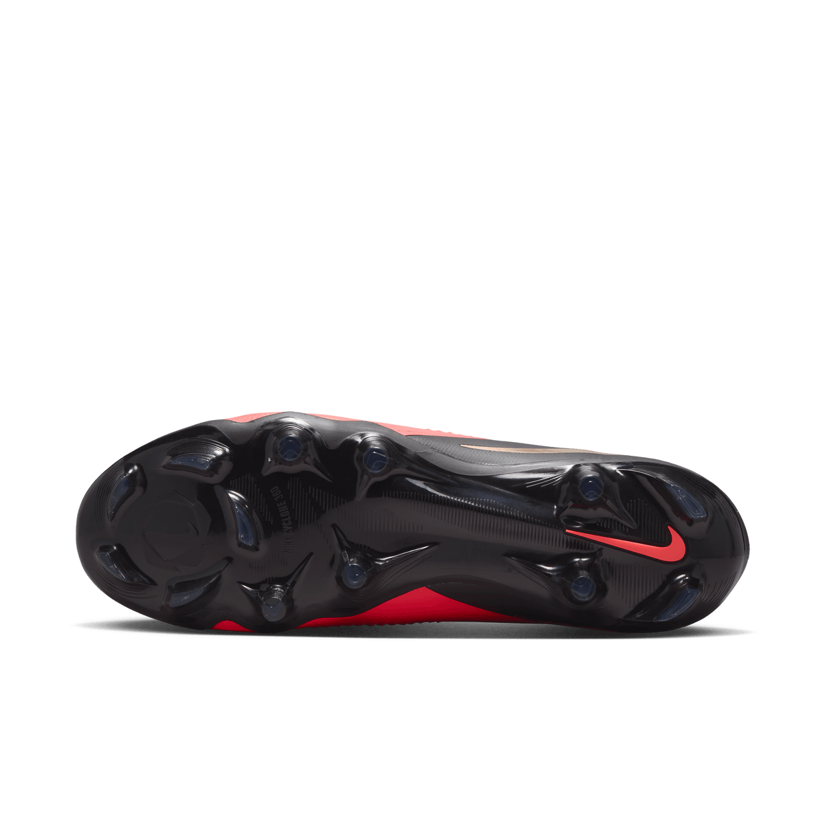 Nike Phantom 6 High Pro Firm-Ground Soccer Cleats-BRIGHT CRIMSON/BLUR-BLACK product image 7, provided for visual reference