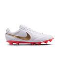 Nike Tiempo Ligera Pro FG - White/Blur-Bright Crimson product image 1, provided for visual reference and product detail