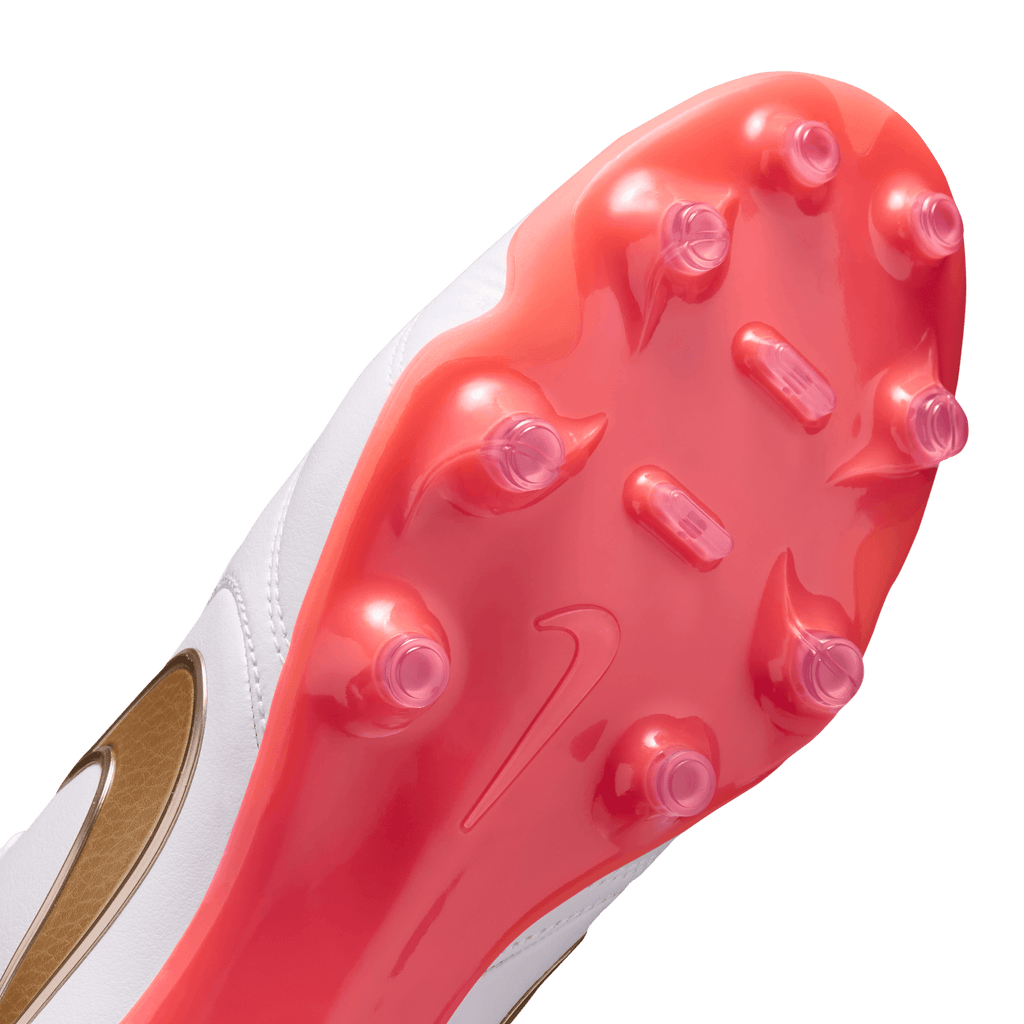 Nike Tiempo Ligera Pro FG - White/Blur-Bright Crimson product image 3, provided for visual reference and product detail