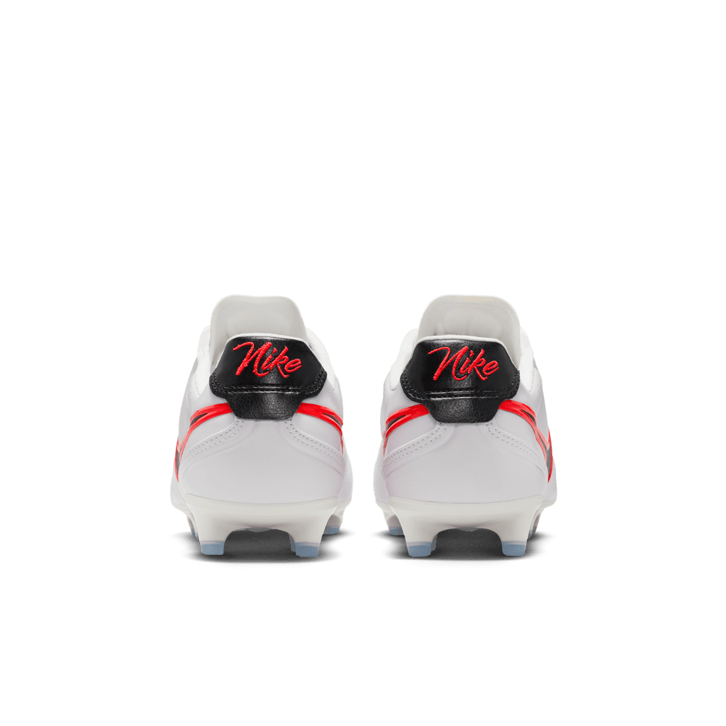 Nike Tiempo Ligera Pro FG-White/Black-Bright Crimson product image 3, provided for visual reference and product detail review