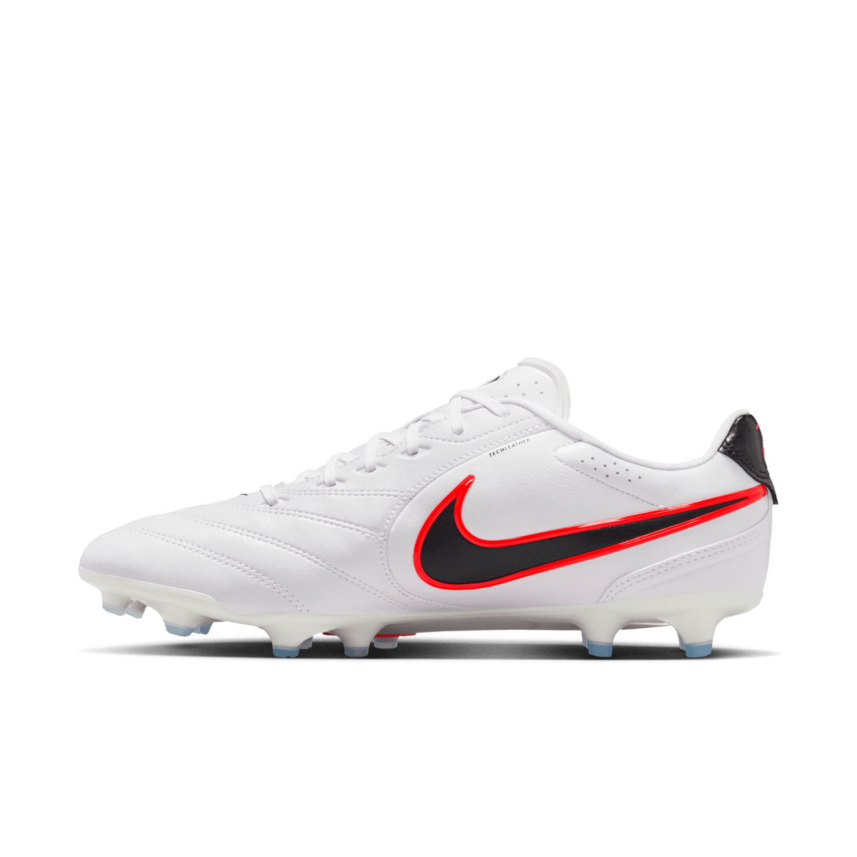 Nike Tiempo Ligera Pro FG-White/Black-Bright Crimson product image 2, provided for visual reference and product detail review