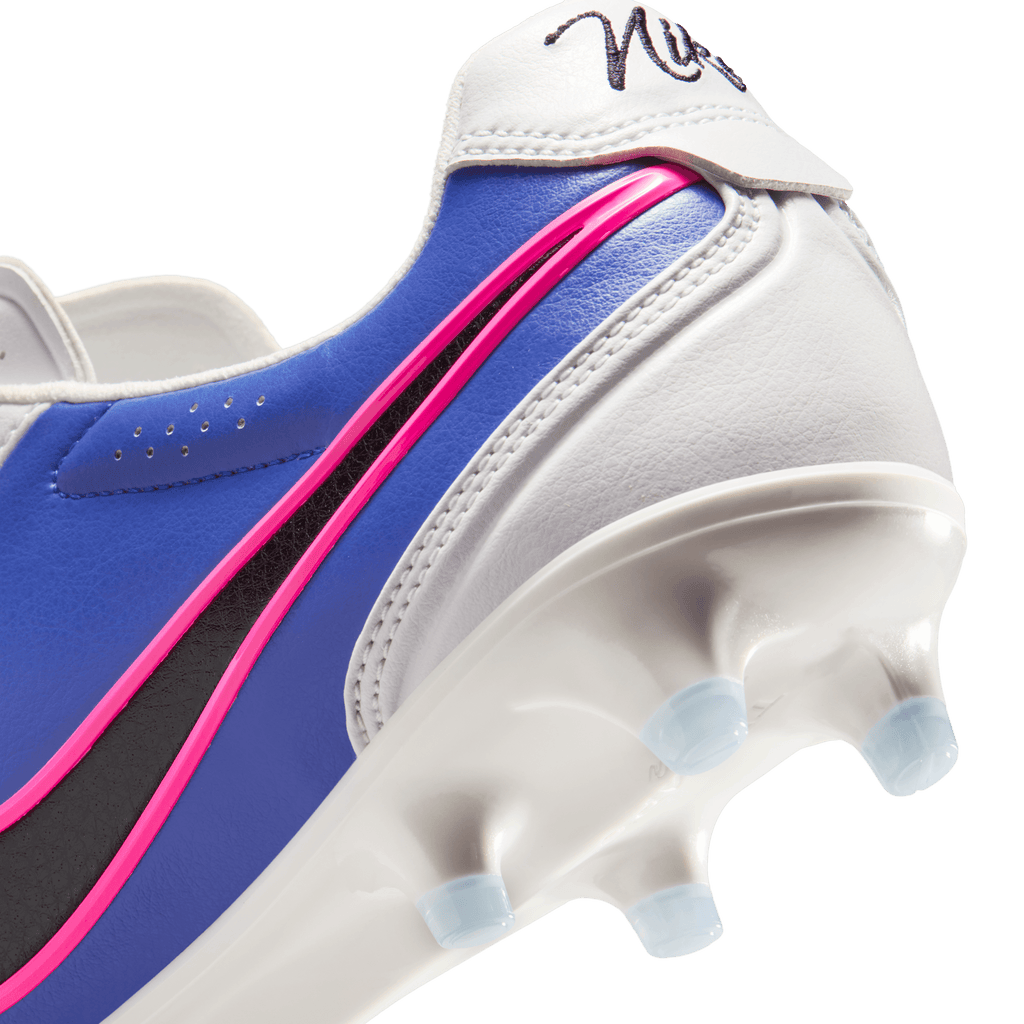 Nike Tiempo Ligera Pro FG-White/black-racer Blue-pink Blast product image 5, provided for visual reference and product