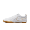 Nike Tiempo Reactgato Indoor/Court Low-Top Soccer Shoes - White/Metalic Gold product image 1, provided for visual reference