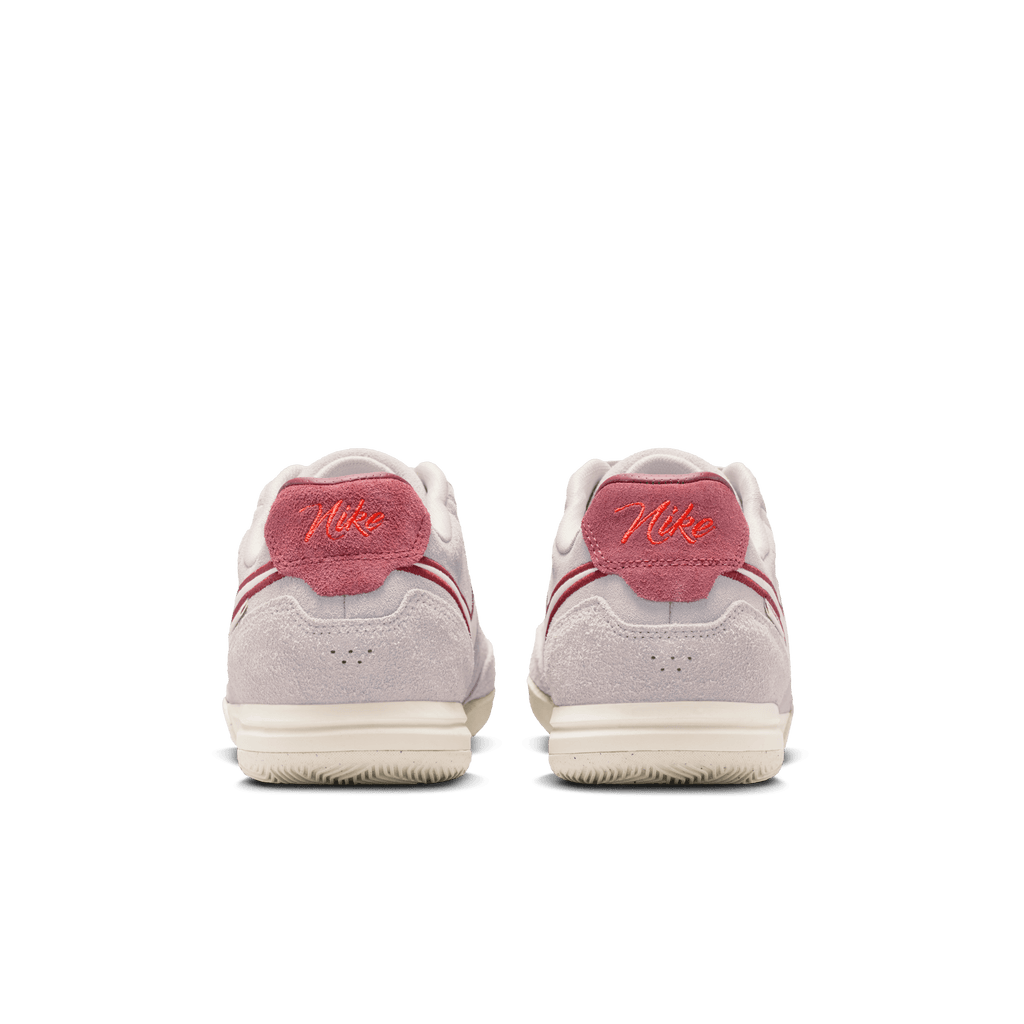 Nike Tiempo Streetgato PRM Indoor/Court Low-Top Soccer Shoes- Moon Particle/chalk-team Red product image 4, provided for