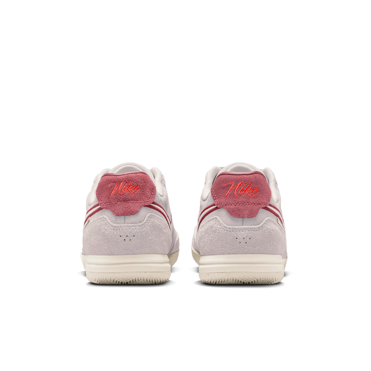Nike Tiempo Streetgato PRM Indoor/Court Low-Top Soccer Shoes- Moon Particle/chalk-team Red product image 4, provided for