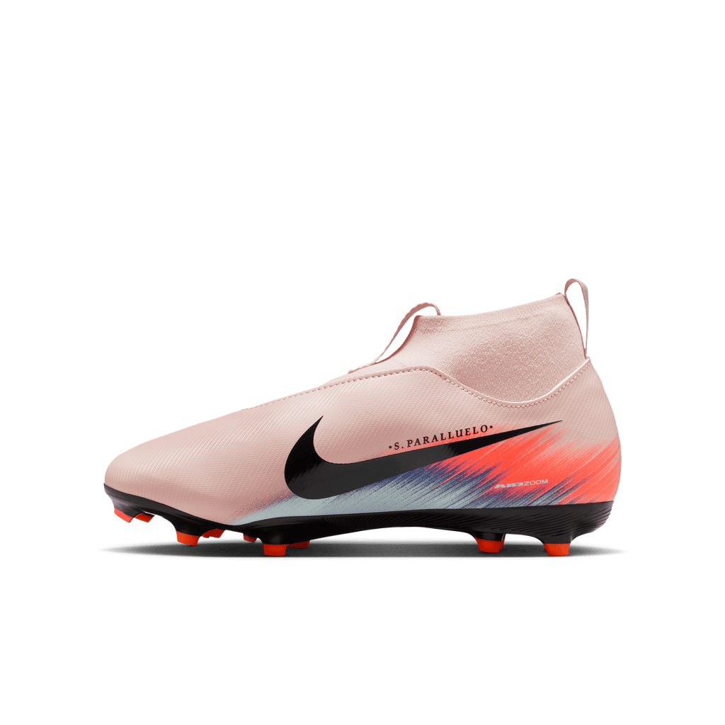 Nike United Jr. Mercurial Superfly 10 Academy/SILT RED/RACER BLUE product image 3, provided for visual reference and product