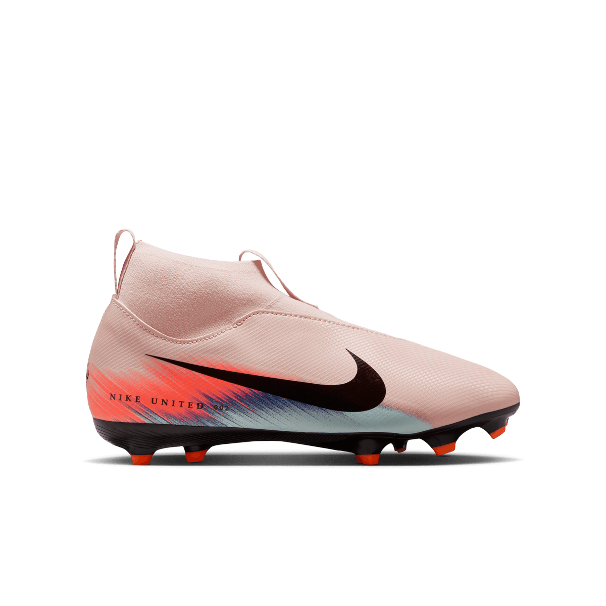 Nike United Jr. Mercurial Superfly 10 Academy/SILT RED/RACER BLUE product image 10, provided for visual reference and
