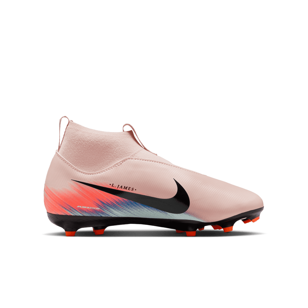 Nike United Jr. Mercurial Superfly 10 Academy/SILT RED/RACER BLUE product image 1, provided for visual reference and product