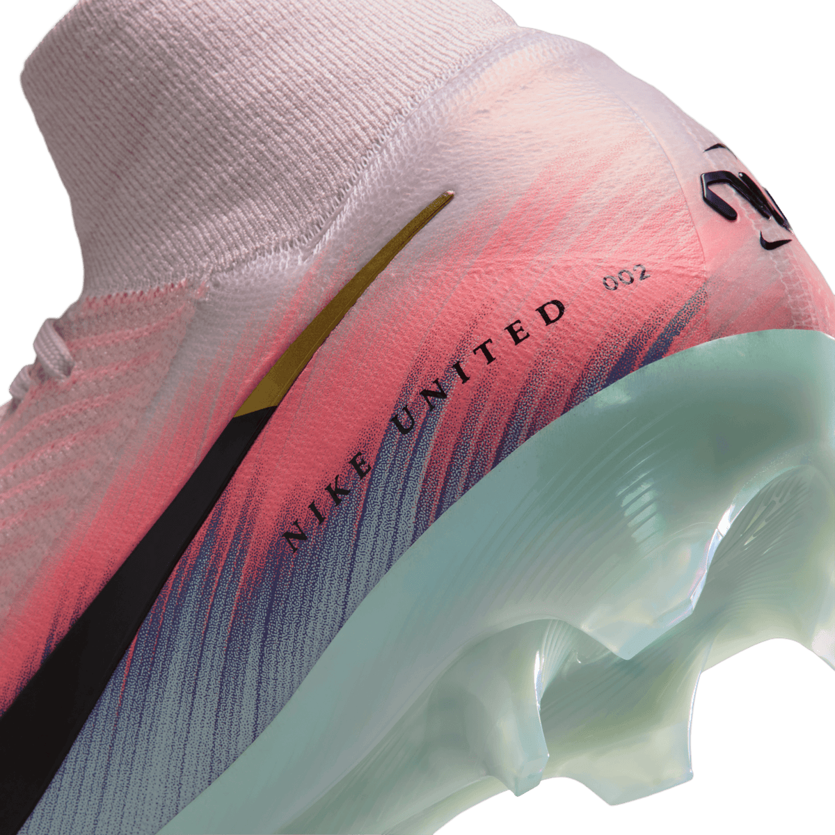 Nike United Youth Mercurial Superfly 10 Elite-Silt Red/Racer Blue product image 8, provided for visual reference and product