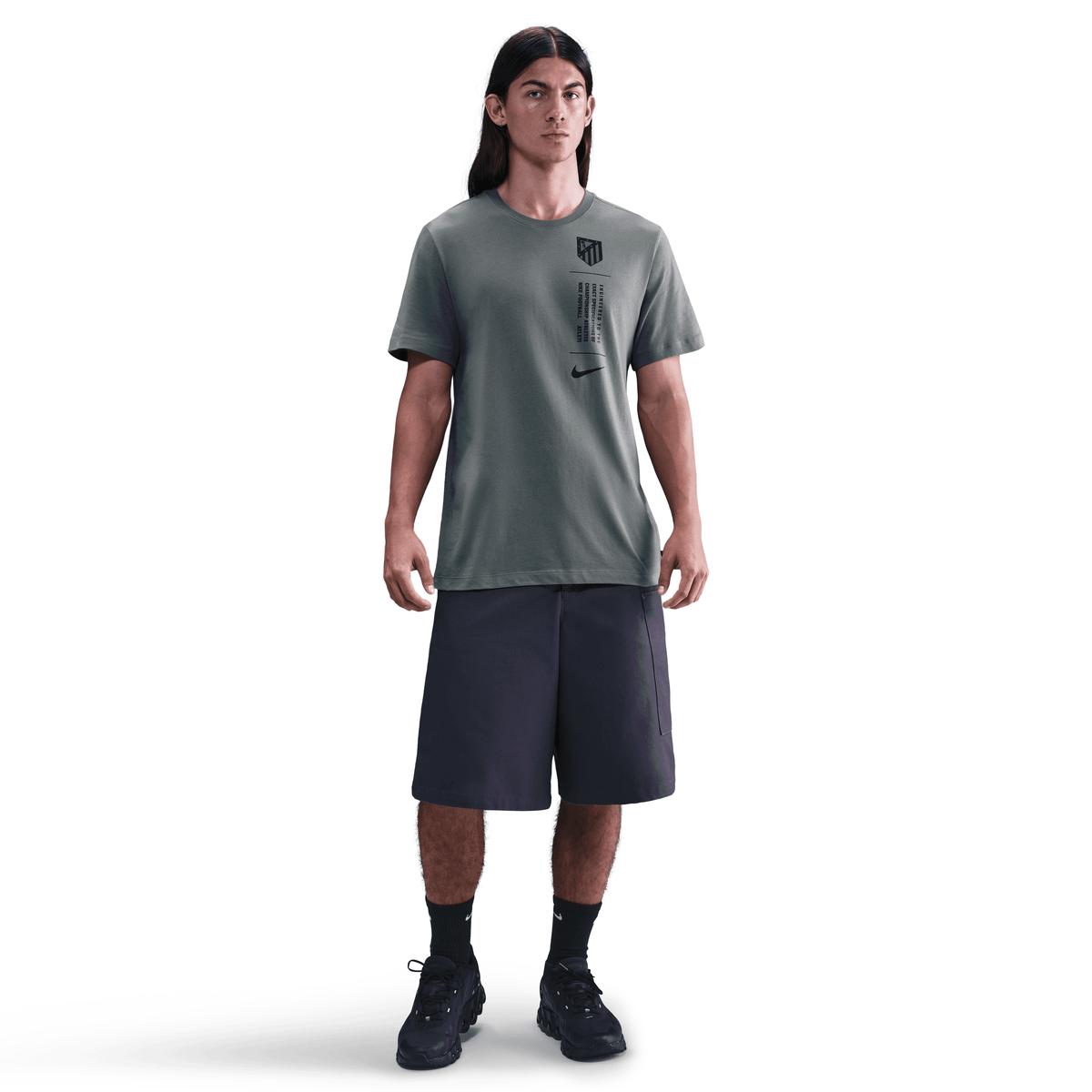 Nike Atlético Madrid Soccer T-Shirt product image 1, provided for visual reference and product detail review
