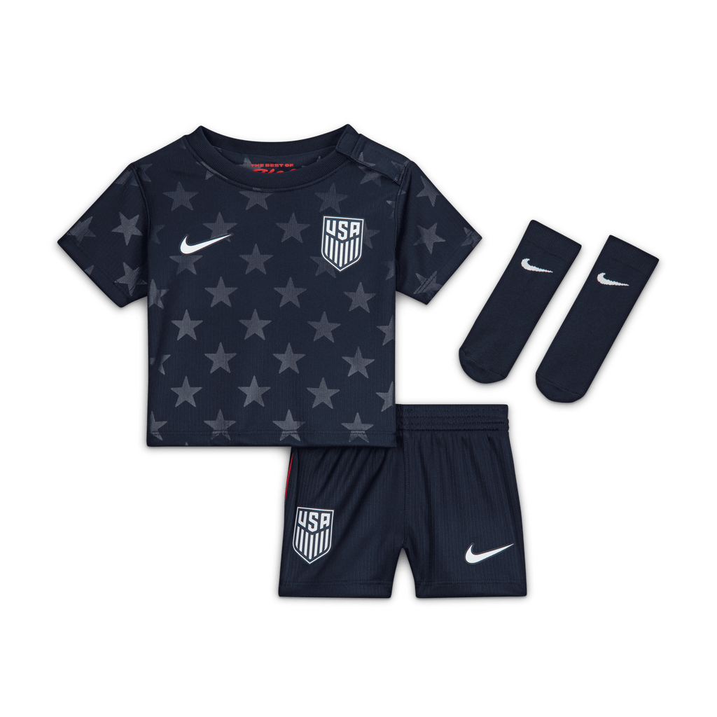 Nike Baby/Toddler Unisex USMNT 2026 Stadium Away Soccer Replica 3-Piece Kit product image 1, provided for visual reference