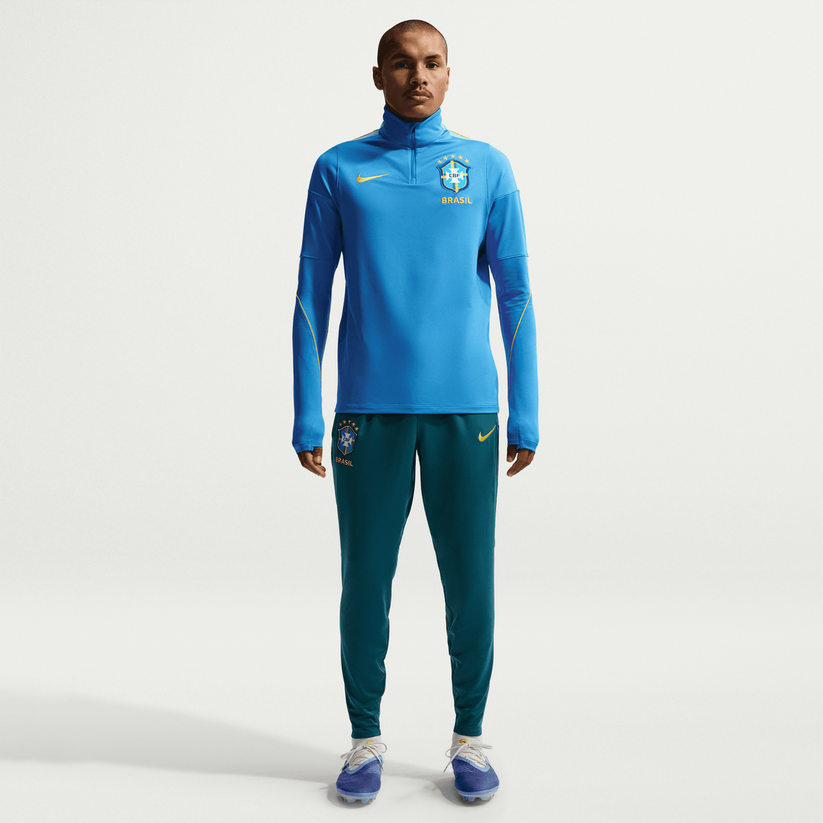 Brazil Strike Men Nike Dri-FIT Soccer Drill Top product image 5, provided for visual reference and product detail review